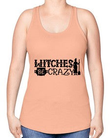 witches be crazy 11# - witch -Racerback Tank