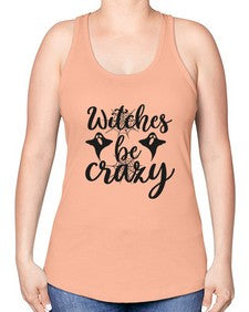 witches be crazy 9# - witch -Racerback Tank