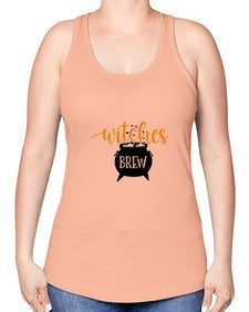 witches brew 6# - witch -Racerback Tank