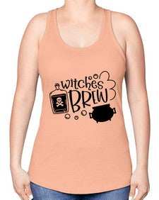 witches brew 8# - witch -Racerback Tank