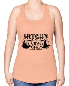witchy vibes only 3# - witch -Racerback Tank