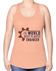 world best plastic engineer Style 477# - engineer -Racerback Tank