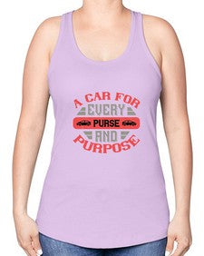 A car for every purse and purpose 1# - car -Racerback Tank