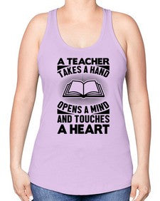 A teacher Style 23# - teacher -Racerback Tank