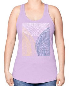 Abstract Shape 204# - art pop art -Racerback Tank