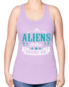 Aliens are real 26# - ufo -Racerback Tank
