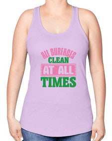 All surfaces clean at all times Style 37# - cleaner -Racerback Tank