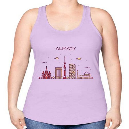 Almaty 308# - cities -Racerback Tank