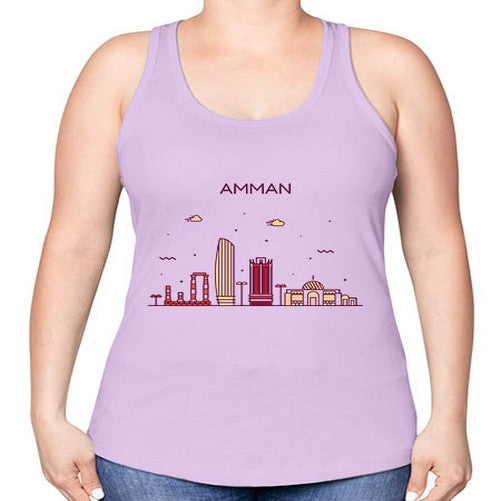 Amman 316# - cities -Racerback Tank