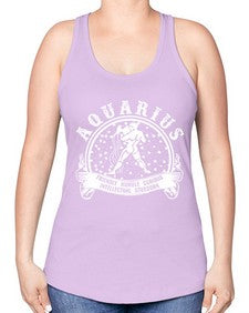 Aquarius 43# - aquarius -Racerback Tank