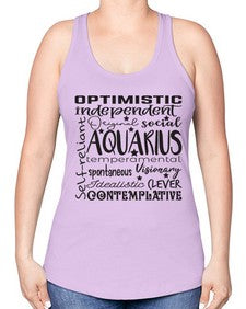Aquarius 563# - aquarius -Racerback Tank