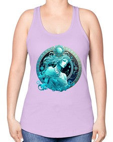 Aquarius 63# - aquarius -Racerback Tank