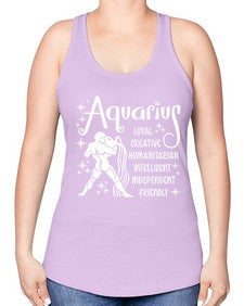Aquarius 68# - aquarius -Racerback Tank