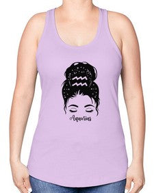 Aquarius Woman - aquarius -Racerback Tank