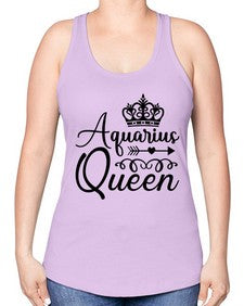 Aquarius queen 74# - aquarius -Racerback Tank