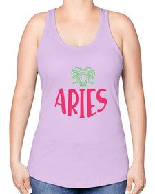 Aries 101# - aries -Racerback Tank
