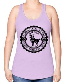 Aries 3# - aries -Racerback Tank