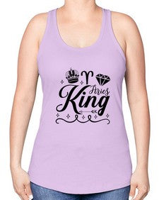 Aries king 111# - aries -Racerback Tank