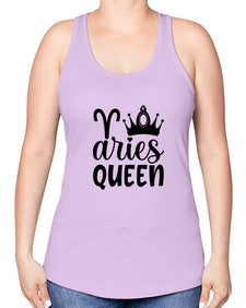 Aries queen 118# - aries -Racerback Tank