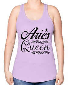 Aries queen 119# - aries -Racerback Tank