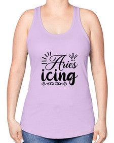 Ariesicing 105# - aries -Racerback Tank