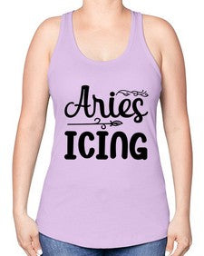 Ariesicing 106# - aries -Racerback Tank