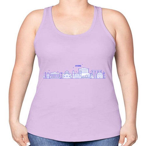 Athens 370# - cities -Racerback Tank