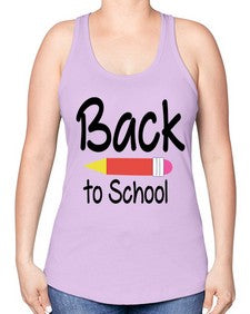 Back to School 5# - general school -Racerback Tank