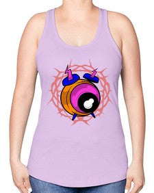 Bastard alarm 10# - cartoon general -Racerback Tank
