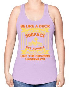 Be like a duck Style 17# - ducks -Racerback Tank