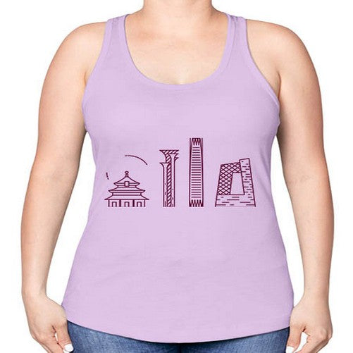 Beijing 426# - cities -Racerback Tank