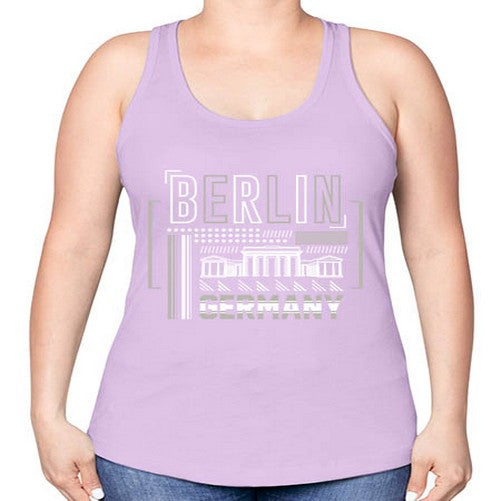 Berlin 446# - cities -Racerback Tank
