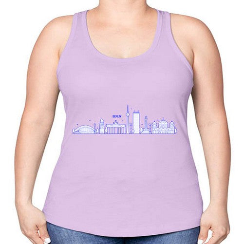 Berlin 448# - cities -Racerback Tank