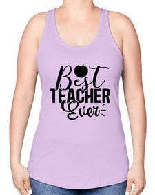 Best Teacher Ever 616# - teacher -Racerback Tank