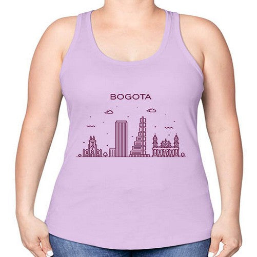 Bogota 463# - cities -Racerback Tank