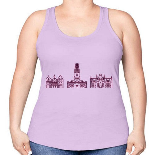 Bruges 501# - cities -Racerback Tank
