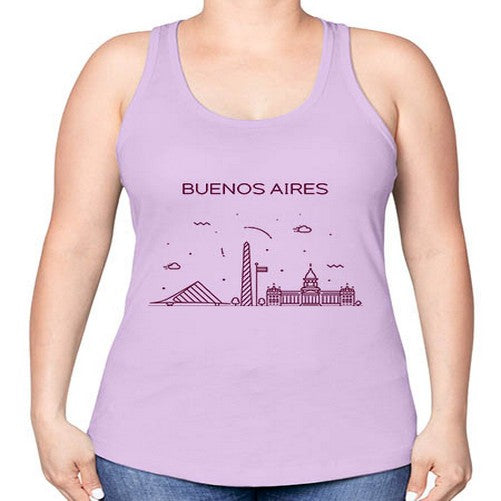BuenosAires 514# - cities -Racerback Tank