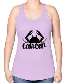 Cancer 156# - cancer -Racerback Tank