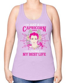 Capricorn chick 193# - capricorn -Racerback Tank