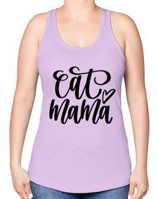 Cat Mama Style 83# - cats -Racerback Tank