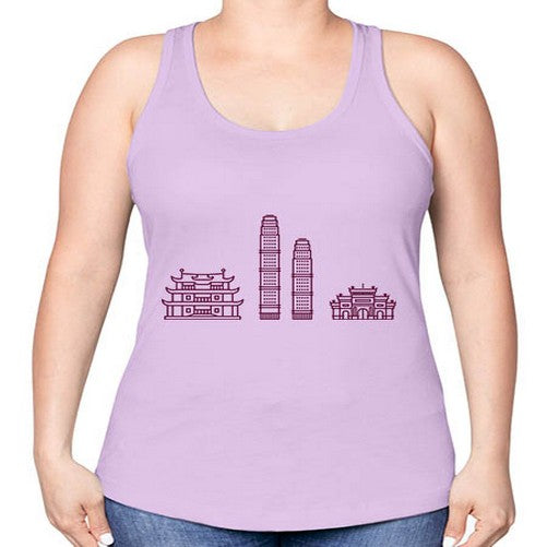Changsha 554# - cities -Racerback Tank