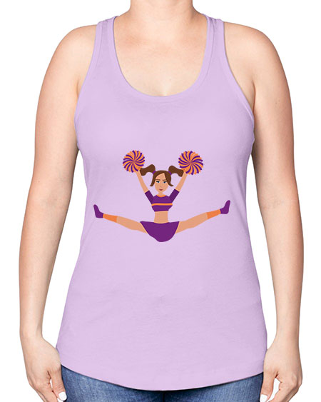 Cheerleader 15# - cheer -Racerback Tank