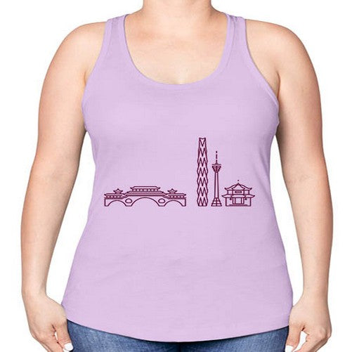 Chengdu 562# - cities -Racerback Tank