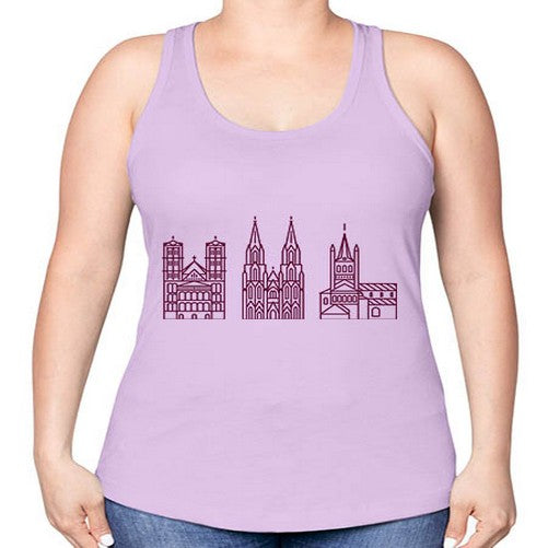 Cologne 594# - cities -Racerback Tank