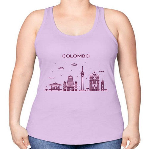 Colombo 597# - cities -Racerback Tank