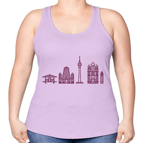 Colombo 598# - cities -Racerback Tank