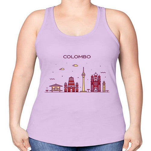 Colombo 599# - cities -Racerback Tank