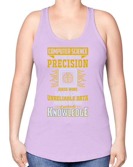 Computer Science we do 278# - general science -Racerback Tank