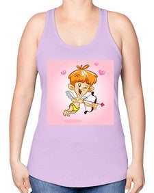 Cupid 80# - cartoon general -Racerback Tank