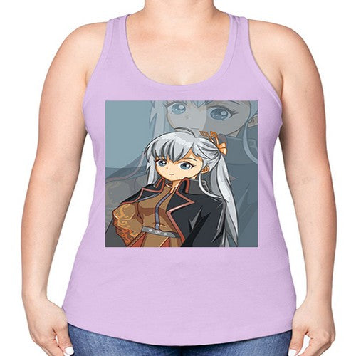 Cute princess game 65# - anime -Racerback Tank